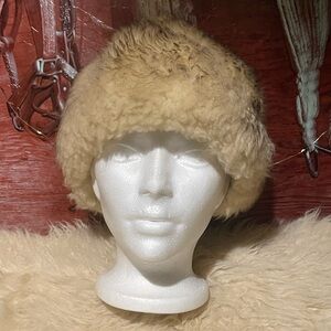 Shearling hat